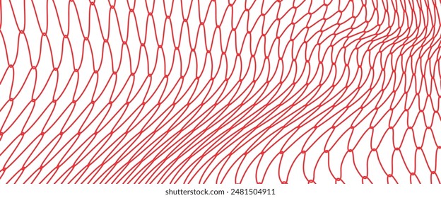 Mesh texture for fishing net. Seamless pattern for sportswear or football gates, volleyball net, basketball hoop, hockey, athletics. Abstract net background for sport. Vector