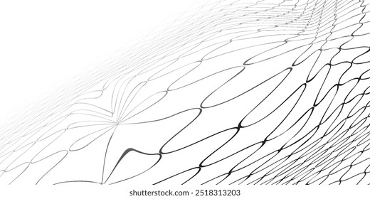 Mesh texture for fishing net. Seamless pattern for sportswear or soccer goal, volleyball net, basketball hoop, hockey, athletics. eps10.