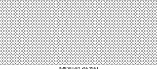 Mesh texture for fishing net. Seamless pattern for sportswear or football gates, volleyball nets, basketball hoops. Vector illustration