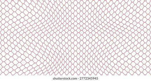 Mesh texture for fishing net. Seamless pattern for sportswear or football gates, volleyball net, basketball hoop, hockey, athletics. Abstract net background for sport. Vector