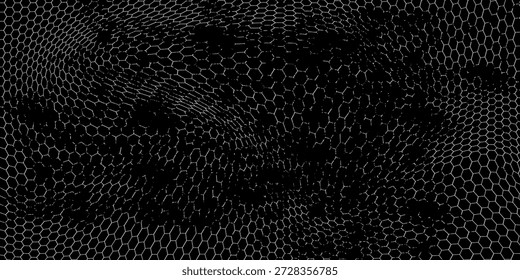 Textura de malla para redes de pesca. 
