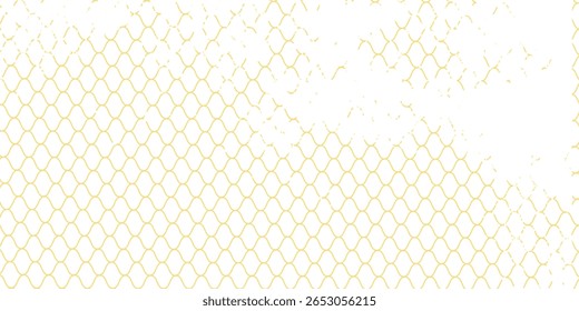 Textura de malha para redes de pesca gradiente de cor dourado. Padrão perfeito para roupas esportivas ou gol de futebol, rede de voleibol, basquete hoop.eps10