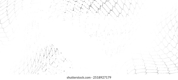 Mesh texture for fishing nets. Grunge pattern for sportswear or soccer goal, volleyball net, basketball hoop, hockey, athletics. Grunge background