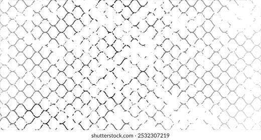 Mesh texture for fishing nets. Grunge pattern for sportswear or soccer goal, volleyball net, basketball hoop, hockey, athletics. Mesh background