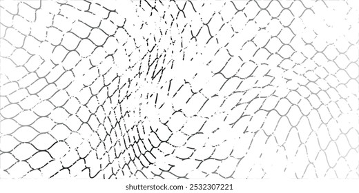 Mesh texture for fishing nets. Grunge pattern for sportswear or soccer goal, volleyball net, basketball hoop, hockey, athletics. Mesh background
