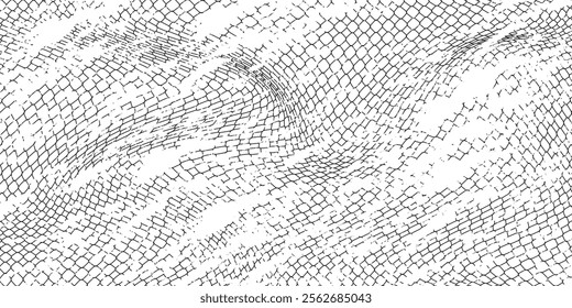 Mesh texture for fishing nets. Grunge pattern for sportswear or soccer goal, volleyball net, basketball hoop, hockey, athletics. Grunge background