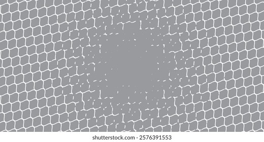 Mesh texture for fishing nets. Grunge pattern for sportswear or soccer goal, volleyball net, basketball hoop, hockey, athletics. Mesh background. eps10