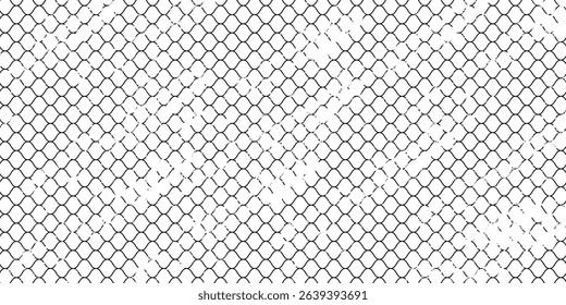 Mesh texture for fishing nets. Grunge pattern for sportswear or soccer goal, volleyball net, basketball hoop, hockey, athletics. Grunge background