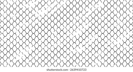 Mesh texture for fishing nets. Grunge pattern for sportswear or soccer goal, volleyball net, basketball hoop, hockey, athletics. Grunge background