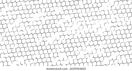Mesh texture for fishing nets. Grunge pattern for sportswear or soccer goal, volleyball net, basketball hoop, hockey, athletics. Grunge background