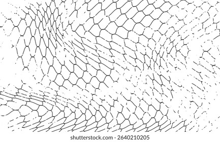 Mesh texture for fishing nets. Grunge pattern for sportswear or soccer goal, volleyball net, basketball hoop, hockey, athletics. Grunge background