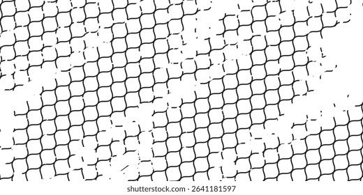 Mesh texture for fishing nets. Grunge pattern for sportswear or soccer goal, volleyball net, basketball hoop, hockey, athletics. Mesh background	