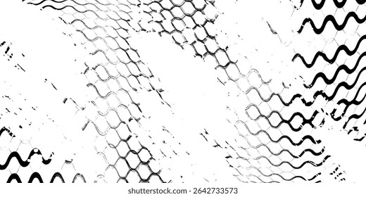 Mesh texture for fishing nets. Grunge pattern for sportswear or soccer goal, volleyball net, basketball hoop, hockey, athletics. Grunge background