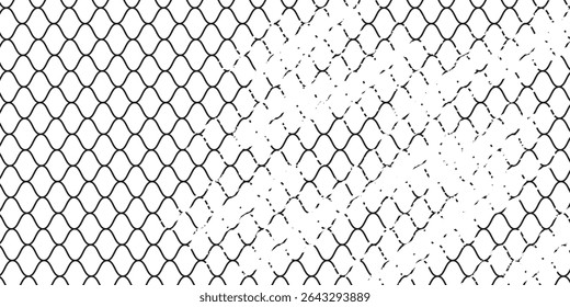 Textura de malha para redes de pesca. Padrão de grunge para roupas esportivas ou gol de futebol, rede de vôlei, basquete, hóquei, atletismo. Fundo do Grunge