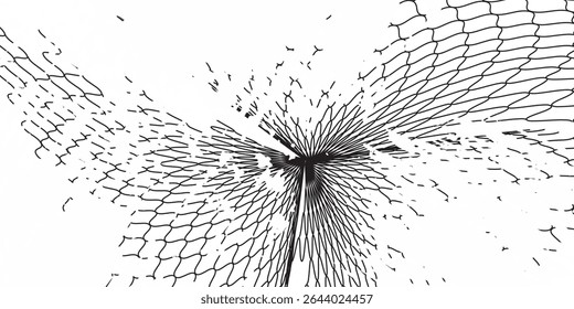 Mesh texture for fishing nets. Grunge pattern for sportswear or soccer goal  volleyball net  basketball modern abstract simple art nice