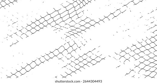 Mesh texture for fishing nets. Grunge pattern for sportswear or soccer goal, volleyball net, basketball hoop, hockey, athletics. abstract background