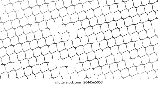 Mesh texture for fishing nets. Grunge pattern for sportswear or soccer goal, volleyball net, basketball hoop, hockey, athletics. Mesh background vector
