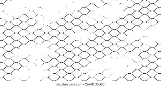 Mesh texture for fishing nets. Grunge pattern for sportswear or soccer goal, volleyball net, basketball hoop, hockey, athletics. Grunge background eps 10