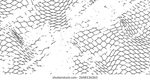 Mesh texture for fishing nets. Grunge pattern for sportswear or soccer goal, volleyball net, basketball hoop, hockey, athletics. Grunge background eps 10