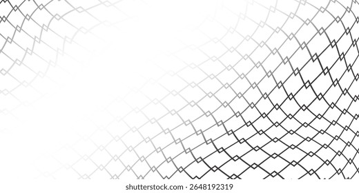 Mesh texture for fishing nets. Grunge pattern for sportswear or soccer goal, volleyball net, basketball hoop, hockey, athletics. Grunge background