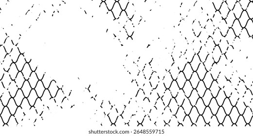 Mesh texture for fishing nets. Grunge pattern for sportswear or soccer goal, volleyball net, basketball hoop, hockey, athletics. Mesh  modern grunge