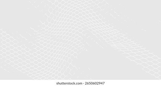 Mesh texture for fishing nets. Grunge pattern for sportswear or soccer goal, volleyball net, basketball hoop, hockey, athletics. modern net ilustrasi vektor