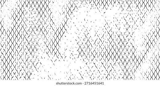 Maschenstruktur für Fischernetze. Grunge Muster für Sportbekleidung oder Fußballtor, Volleyballnetz, Basketballkorb, Hockey, Leichtathletik. Netzhintergrund. Vektorgrafik
