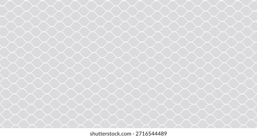 Maschenstruktur für Fischernetze. Grunge Muster für Sportbekleidung oder Fußballtor, Volleyballnetz, Basketballkorb, Hockey, Leichtathletik. moderner Netto-Illustrasi-Vektor
