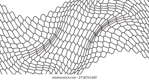 Textura de malha para redes de pesca. Padrão de grunge para roupas esportivas ou gol de futebol, rede de vôlei, basquete, hóquei, atletismo. Malha moderna net.art
