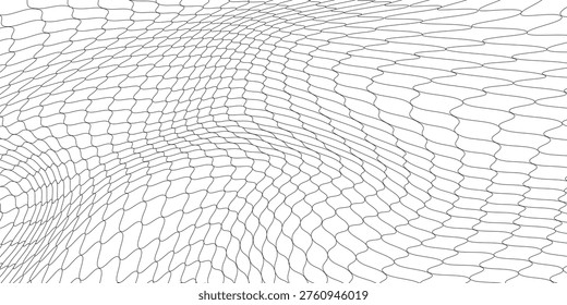 Mesh texture for fishing nets. Grunge pattern for sportswear or soccer goal, volleyball net, basketball hoop, hockey, athletics. Mesh background