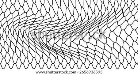 Mesh texture for fishing nets. Grunge pattern for sportswear or soccer goal, volleyball net, basketball hoop, hockey, athletics. Mesh modern net.art