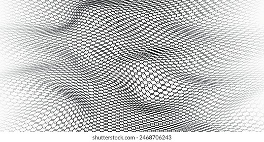 Mesh texture for fishing nets. Seamless pattern for sportswear or soccer goal, volleyball net, basketball hoop, hockey, athletics. Abstract net background for sports vector illustration