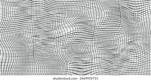 Mesh texture for fishing nets. Seamless pattern for sportswear or soccer goal, volleyball net, basketball hoop vector illustration