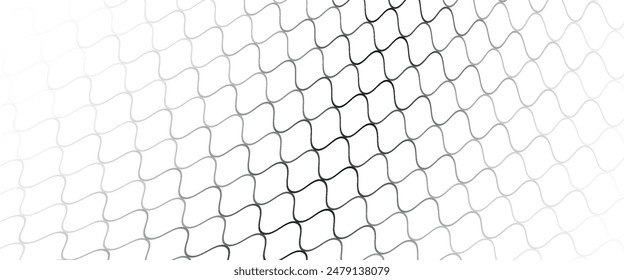 Mesh texture for fishing nets. Seamless pattern for sportswear or soccer goal, volleyball net, basketball hoop, hockey, athletics. Abstract net background for sports