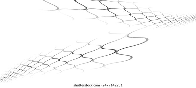 Mesh texture for fishing nets. Seamless pattern for sportswear or soccer goal, volleyball net, basketball hoop, hockey, athletics.