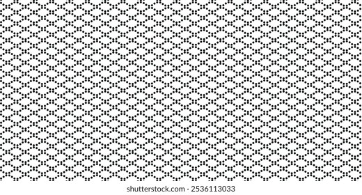Mesh texture for fishing nets. Seamless dot pattern