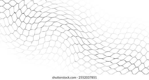 Mesh texture for fishing nets. Seamless pattern for sportswear or soccer goal, volleyball net, basketball hoop, hockey, athletics. Abstract net background for sports