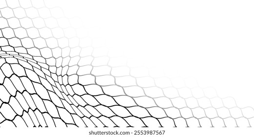 Mesh texture for fishing nets. Seamless pattern for sportswear or soccer goal, volleyball net, basketball hoop, hockey, athletics. Abstract net backgroun