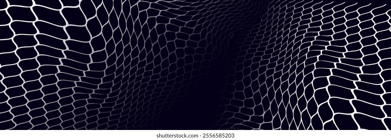 Mesh texture for fishing nets. Seamless pattern for sportswear or soccer goal, volleyball net, basketball hoop, hockey, athletics. Abstract net background for sports