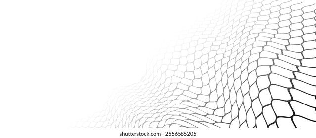 Mesh texture for fishing nets. Seamless pattern for sportswear or soccer goal, volleyball net, basketball hoop, hockey, athletics. Abstract net background for sports