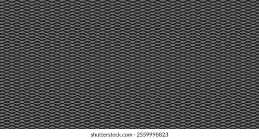 Mesh texture for fishing nets. Seamless black pattern for sportswear or soccer goal, volleyball net, basketball hoop, hockey, athletics.