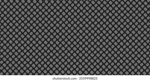 Mesh texture for fishing nets. Seamless black pattern for sportswear or soccer goal, volleyball net, basketball hoop, hockey, athletics. eps10