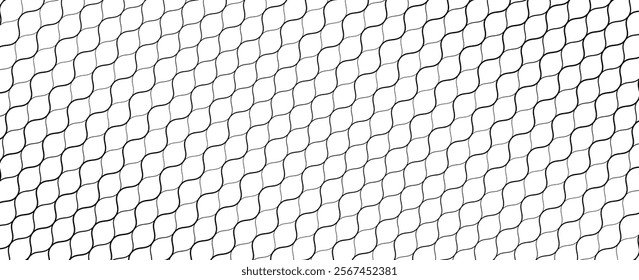 Mesh texture for fishing nets. Seamless pattern for sportswear or soccer goal, volleyball net, basketball hoop, hockey, athletics. Abstract net background for sports