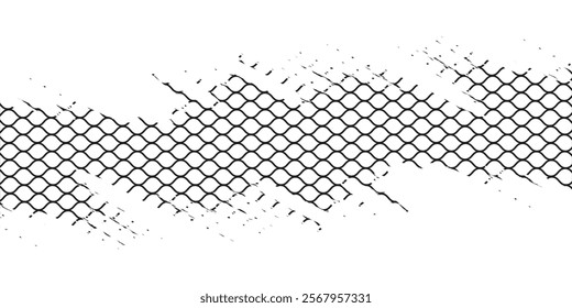 Mesh texture for fishing nets. Seamless pattern for sportswear or soccer goal, volleyball net, basketball hoop, hockey, athletics. vektor eps10