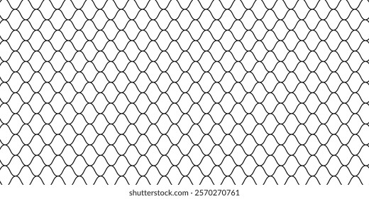 Mesh texture for fishing nets. Seamless pattern for sportswear or soccer goal, volleyball net, basketball hoop, hockey, athletics. Abstract net background 