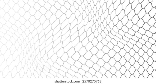 Mesh texture for fishing nets. Seamless pattern for sportswear or soccer goal, volleyball net, basketball hoop, hockey, athletics. Abstract net background 