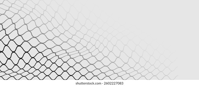 Mesh texture for fishing nets. Seamless pattern for sportswear or soccer goal, volleyball net, basketball hoop, hockey, athletics. Abstract net background for sports. vector ilustration
