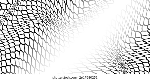 Mesh texture for fishing nets. Seamless pattern for sportswear or soccer goa net modern