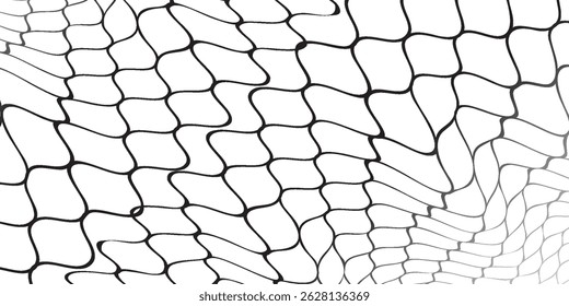 Textura de malha para redes de pesca. Padrão perfeito para roupas esportivas ou gol de futebol, rede de voleibol, basquete