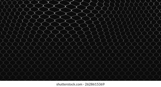 Textura de malha para redes de pesca. Padrão perfeito para roupas esportivas ou gol de futebol, rede de voleibol, basquete. vetor Eps 10.